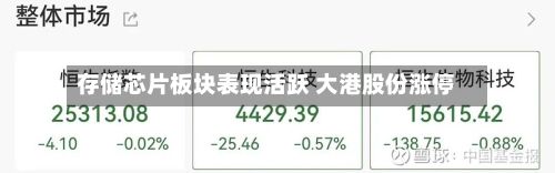 存储芯片板块表现活跃 大港股份涨停