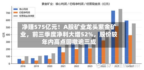 净赚575亿元！A股矿业龙头紫金矿业	，前三季度净利大增52%，股价较年内高点回撤逾三成-第3张图片